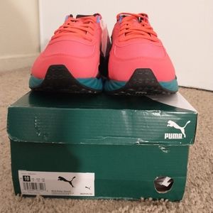 PUMA Man's shoe Wild Rider Dazed size:10 color:sunblaze/bluemazing/green gl